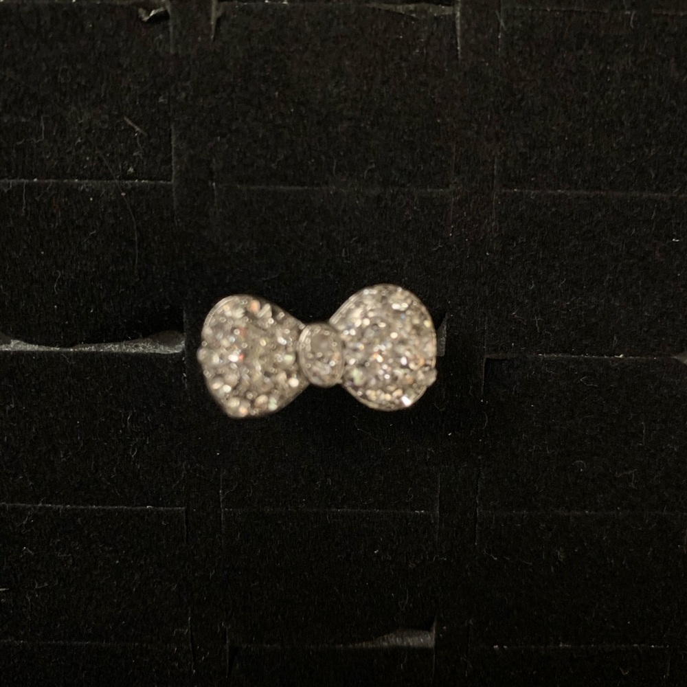 Rhinestone bow ring - Picture 4 of 4